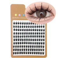 New Upgrade A-type Eyelashes Manga Lashes Natural Individual Cluster Eyelashes Quick DIY Eyelash Extensions Kits Cosplay Lashes