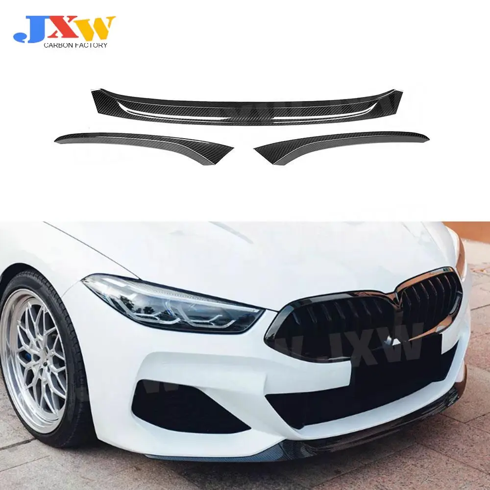 

Front Lip Spoiler Chin Shovel For BMW 8 Series G14 G15 G16 2020 + Car Front Bumper Guard Dry Carbon Fiber