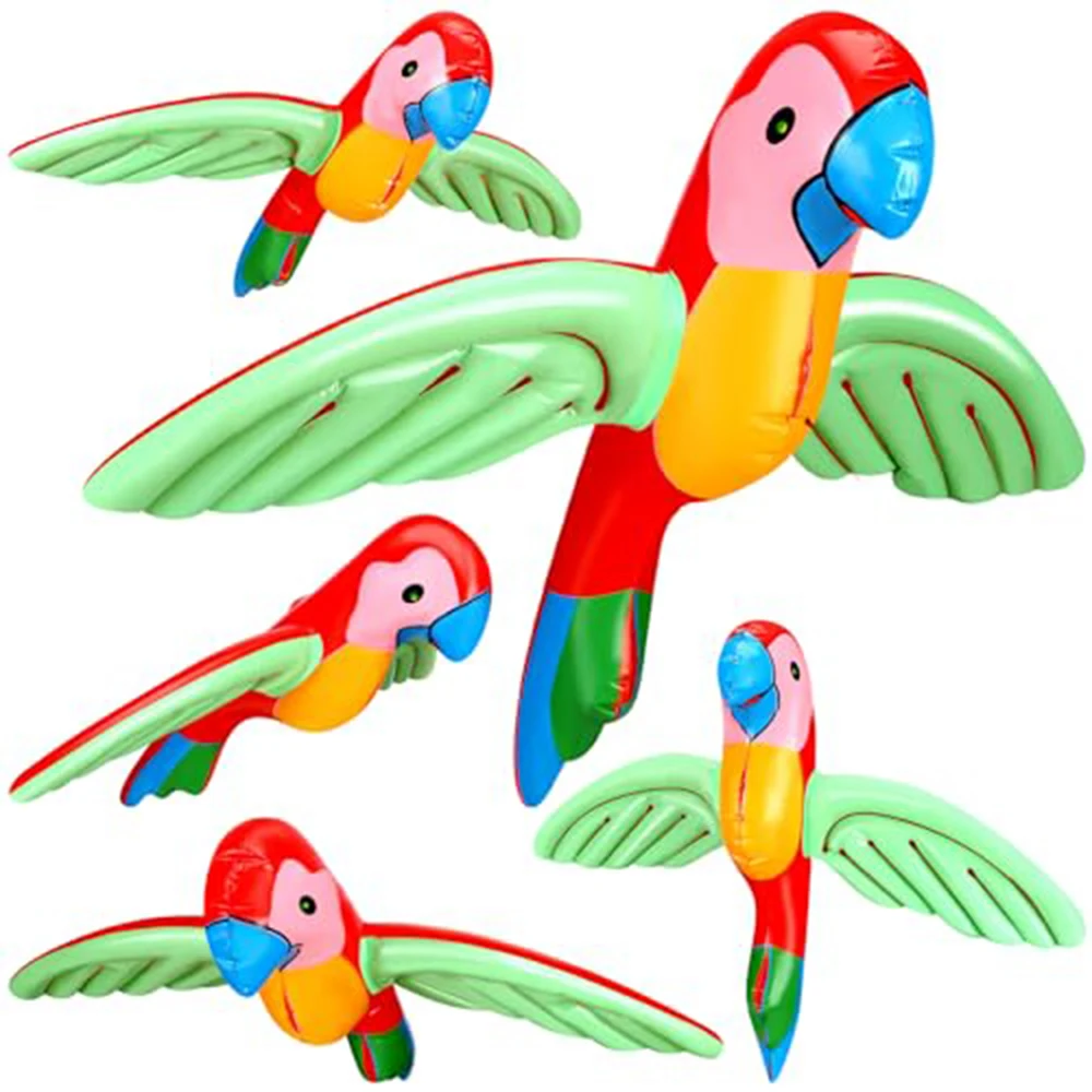 1pc Pvc Inflatable Parrot Game Toy Suitable For Outdoor Games, Beach Parties, Hawaii Water Beach Games