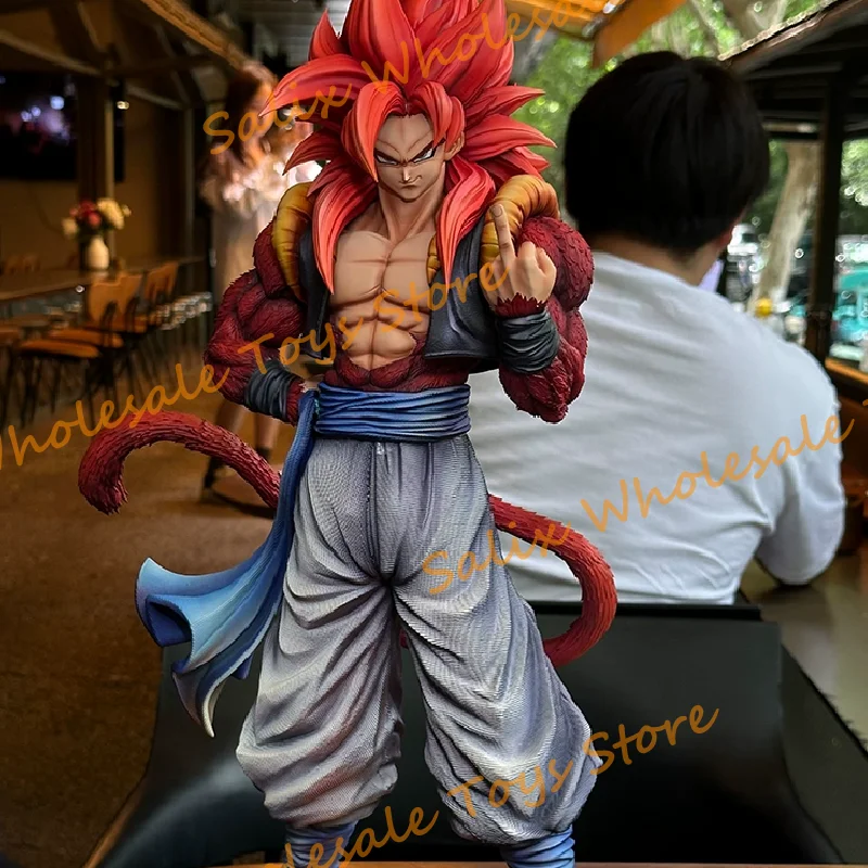 YS Np Studio لعبة دراغون بول Gt Ssj4 Gogeta الشكل سوبر سايان 4 Gogeta عمل أرقام بولي كلوريد الفينيل تمثال جمع نموذج اللعب الهدايا #3