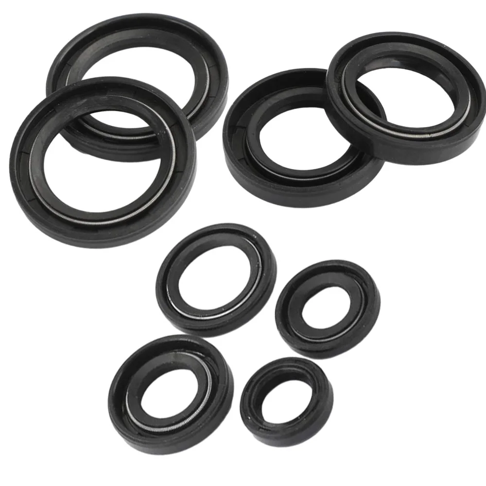 8pcs Engine Oil Seal Kit for Yamaha DT125 DT175 MX125 MX175 YZ100 YZ125 IT175