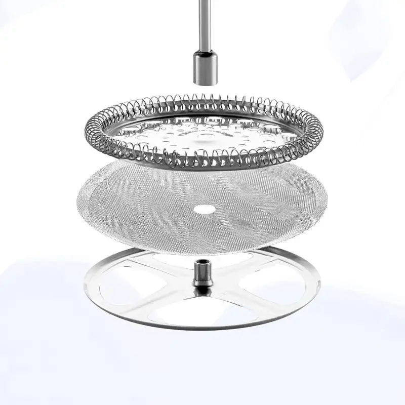 New Stainless Steel French Press Filter Screens Reusable Fine Mesh For Home Coffee Brewing