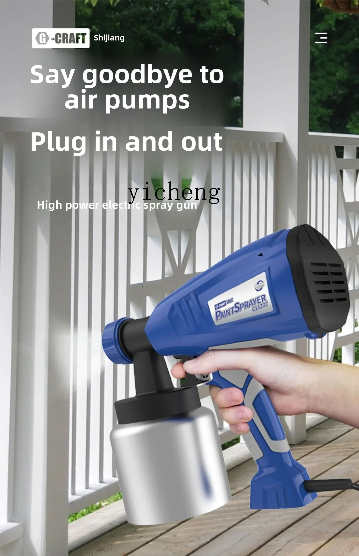 x14-Electric Paint Gun Paint Latex Paint Spray Gun Household Wall Repair Refurbishment Sprayer