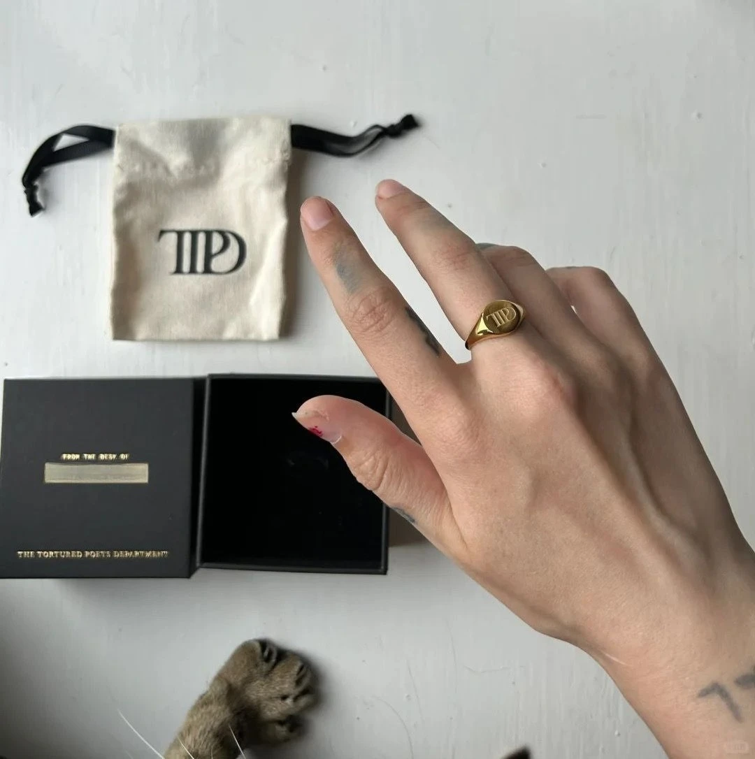 American Retro Trendy TTPD Series Rings for Women 2026 New Luxury All Match Fashion Jewelry Y2k Aesthetic Accessories