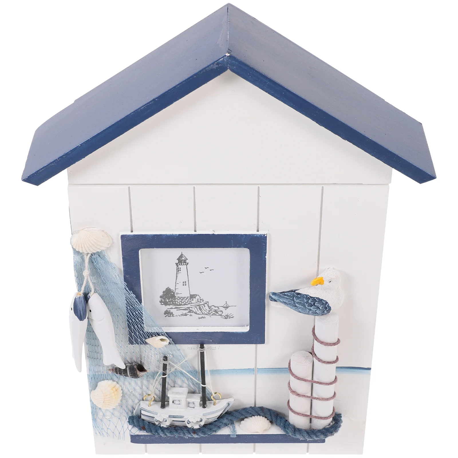 Decoration Key Locker Holder Sundries Storage Organizer Household Box Container Pine