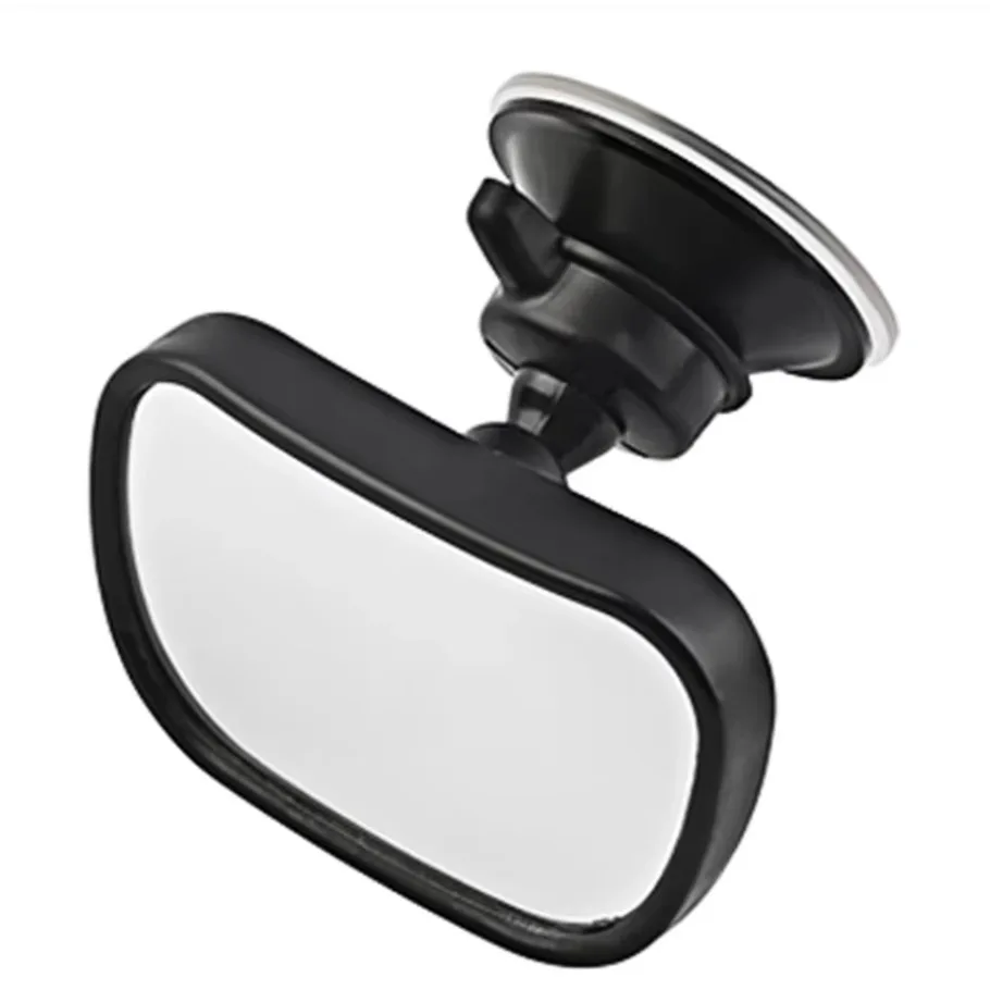 2-in-1 mini safety car rear seat baby rearview mirror adjustable baby convex mirror car baby child monitor car shape 1 pc