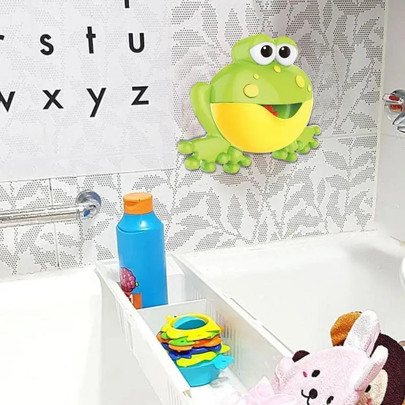 Baby Bath Toys Frog Bubble Machine With Music Kids Bath Toy Bathtub Shower Toy Automatic Bubble Maker For Bathroom