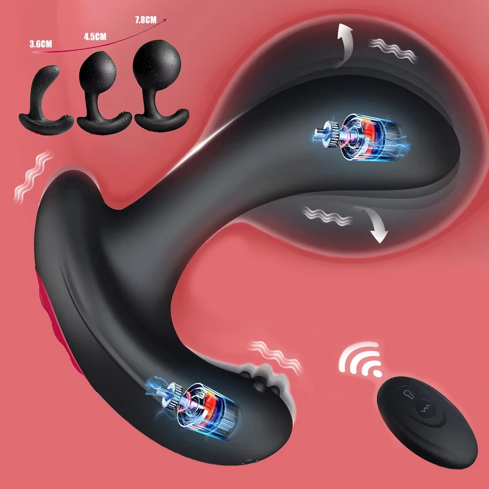 Anal Vibrator Aufblasbare Butt Plug Fernbedienung Prostata-massagegerät Automatische Inflation Vibrierende Männlich Weiblich Prostata Stimulator