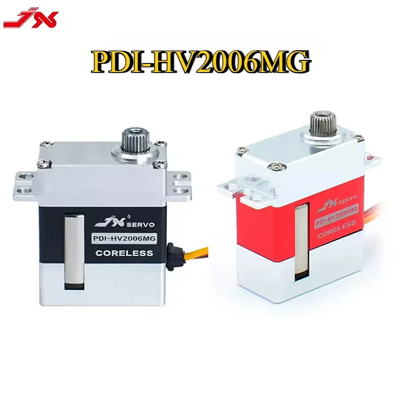 

Сервопривод JX PDI-HV2006MG 6,2 кг с металлической шестерней, полный цифровой сервопривод с ЧПУ без сердечника для радиоуправляемого планера 500-класса Heli Tail и перекосной пластины