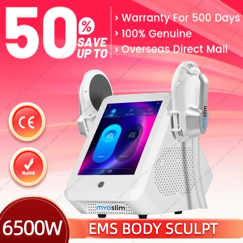 

Myoslim Ems Slimming Body Sculpt 6500W Machine Burns Fat To Increase Muscle Firming Skin Face-Lifting Shaping Weight Loss Device