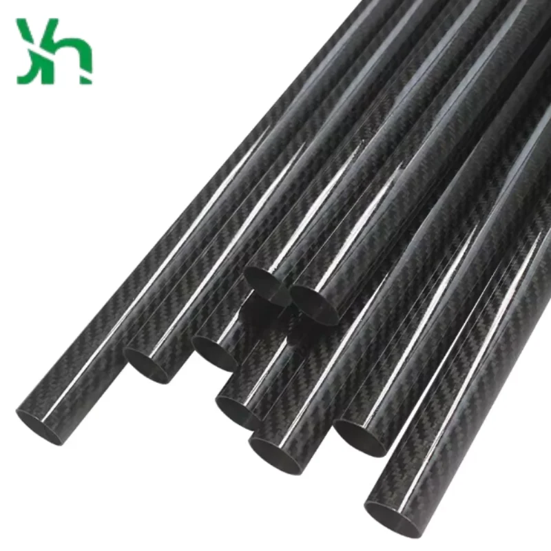 Tubos de fibra de carbono multirotor, tubos de fibra de carbono lisos [diámetro exterior] 4-60 mm, usados para marcos de drones de fotografía aérea