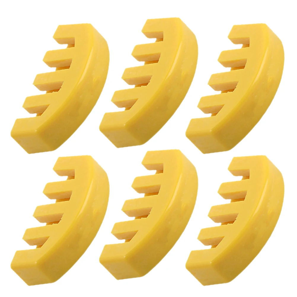 

6 Pcs Violin Mute Rubber Practice for All Violins Small Five Claws Musical Instrument Pad Accessories