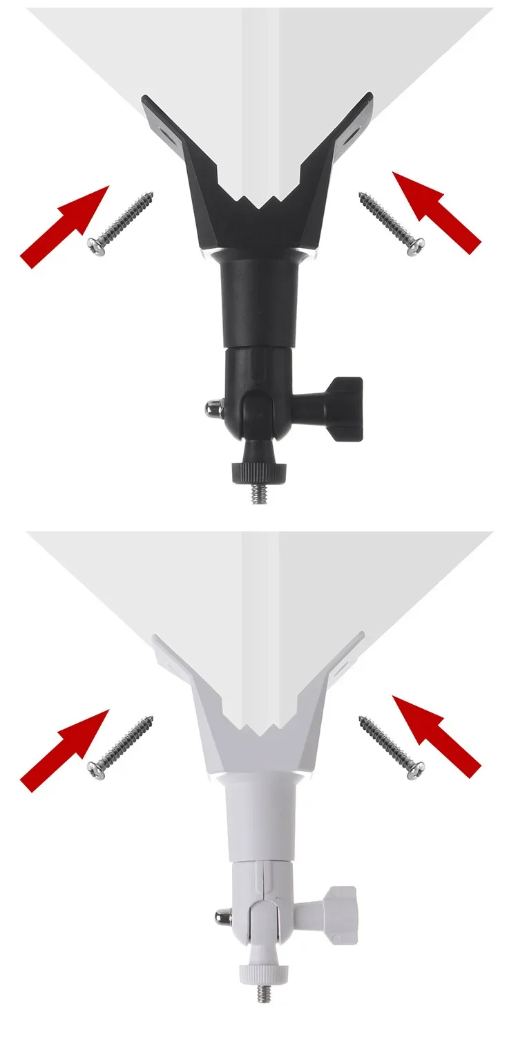 Monitoring Bracket For Rain Gutter Indoor Outdoor Corner Weatherproof Gutter Wall Mount Bracket Base Accessories
