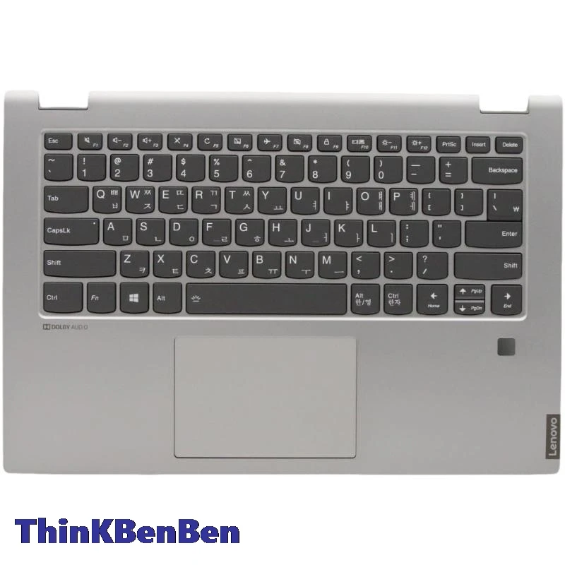 KR Korean Grey Keyboard Upper Case Palmrest Shell Cover For Lenovo Ideapad C340 14 Flex 14 14API 14IML 14IWL 5CB0U42113