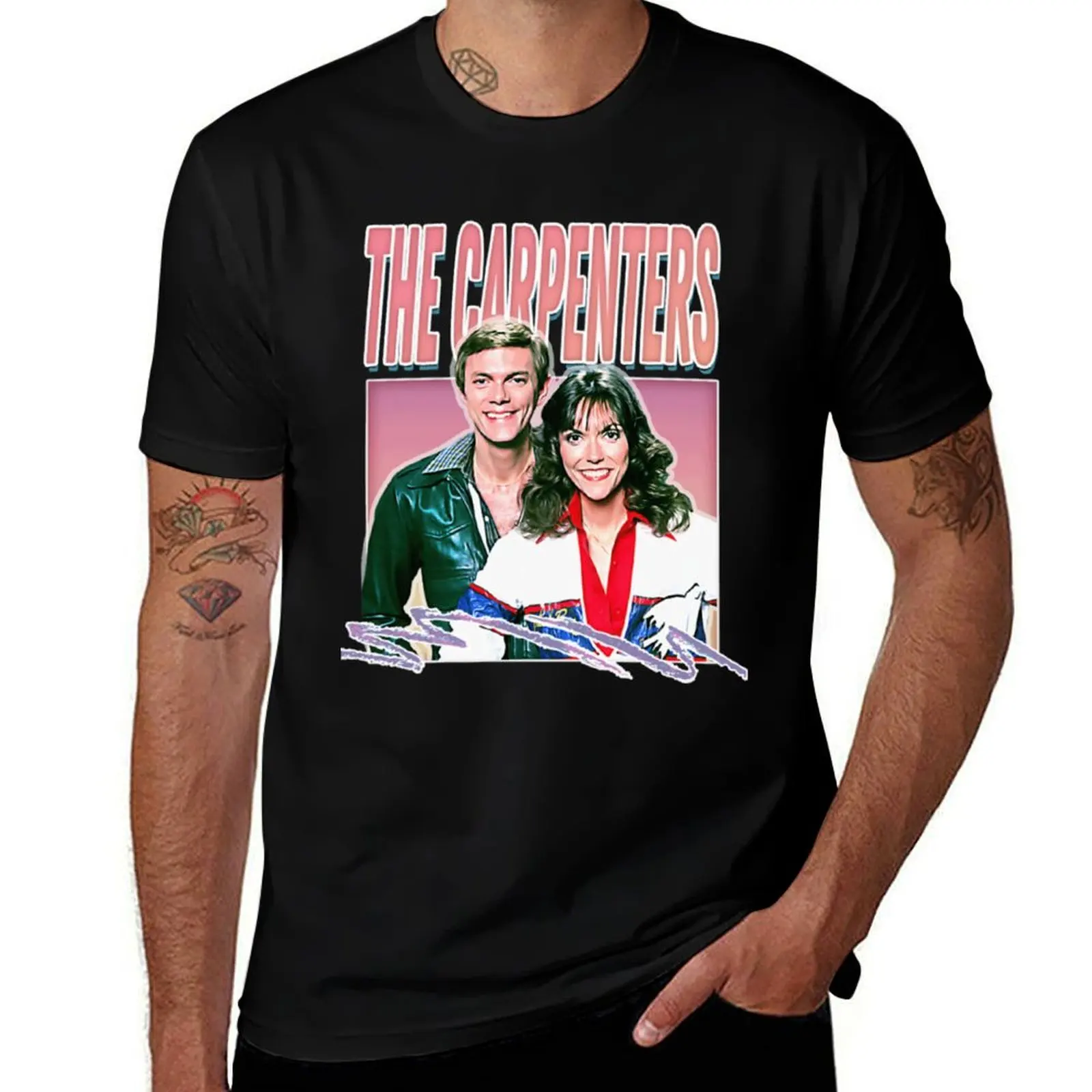 The Carpenters Retro 70s T-Shirt Sporty Breathable Short Sleeve T-Shirt