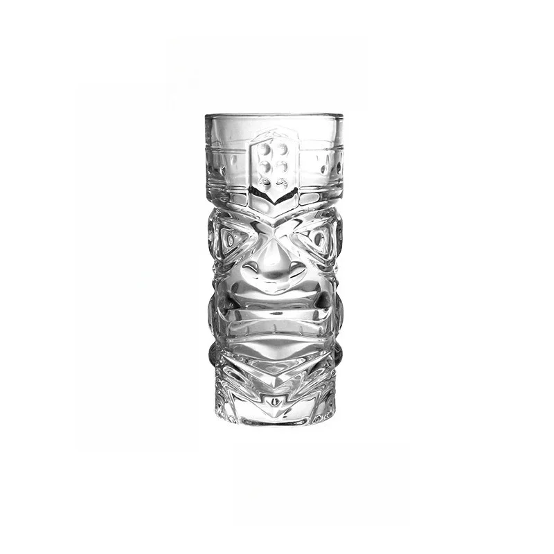 Lead-free Glass Cup Hawaii Tiki Mugs Creative Cocktail Glasses Beer Glass Martini Glasses Beverage Mugs Funny Cup Coffee Cup