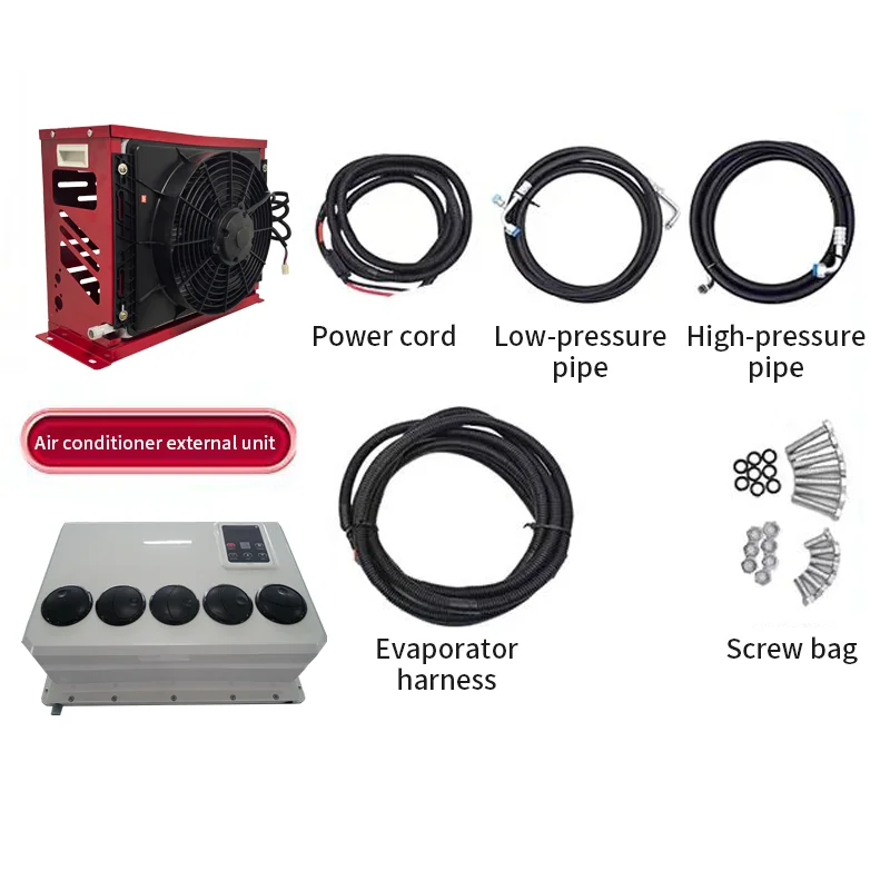 

Wholesale Truck Refrigeration Air Conditioning Compressor Truck Cab 12v 24v Parking Air Conditioning Car Truck Tractor