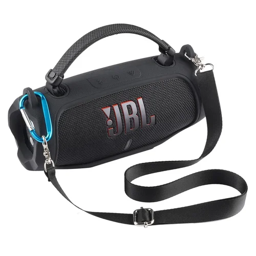 Imagen 2 del producto Nueva funda de silicona suave + bolsas de viaje duras de EVA para exteriores, caja de almacenamiento para JBL Charge 6, Altavoz Bluetooth para funda JBL Charge6