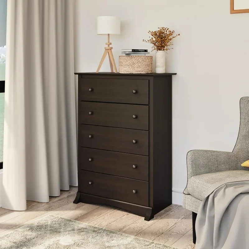 Fremont Superior 5-Drawer Chest for Bedroom - Spacious and Stylish Chest of Drawers, Measuring