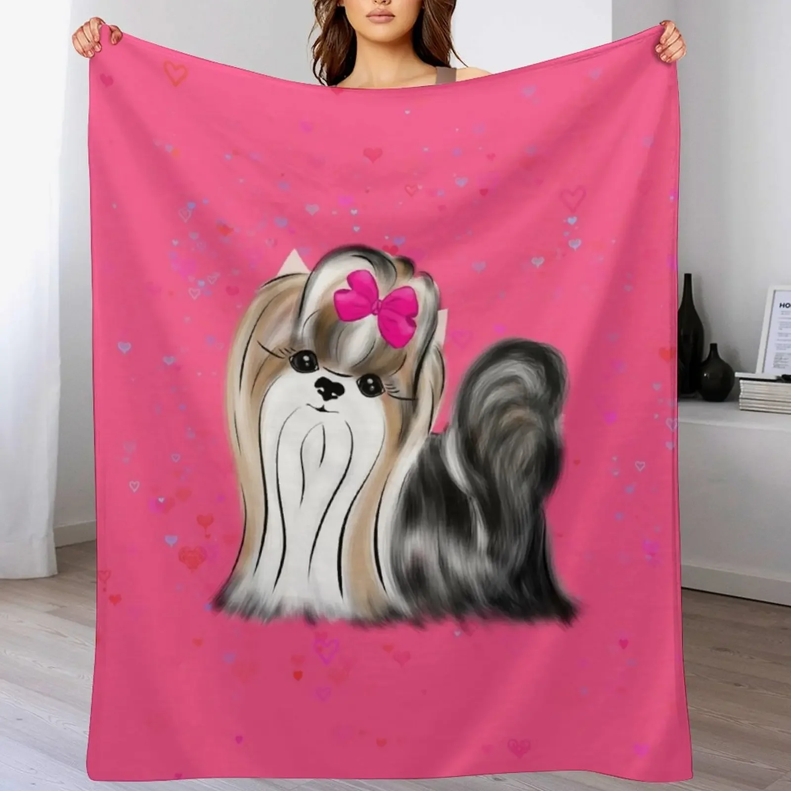 

Biewer Yorkshire Terrier Throw Blanket Stuffeds Quilt Giant Sofa Blankets