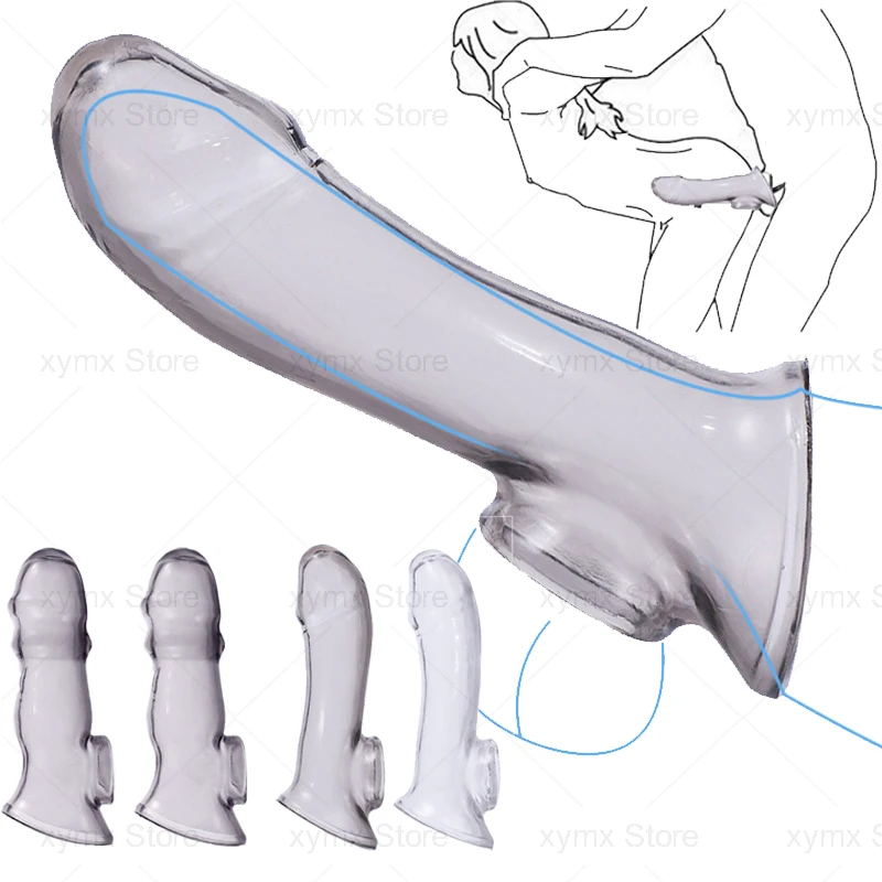 재사용 가능한 확대 사정 지연 코크 링, 진동기 없음, 에로틱 오르가즘 페니스 링, 남성용 섹스 토이, 순결 케이지, 섹스 샵