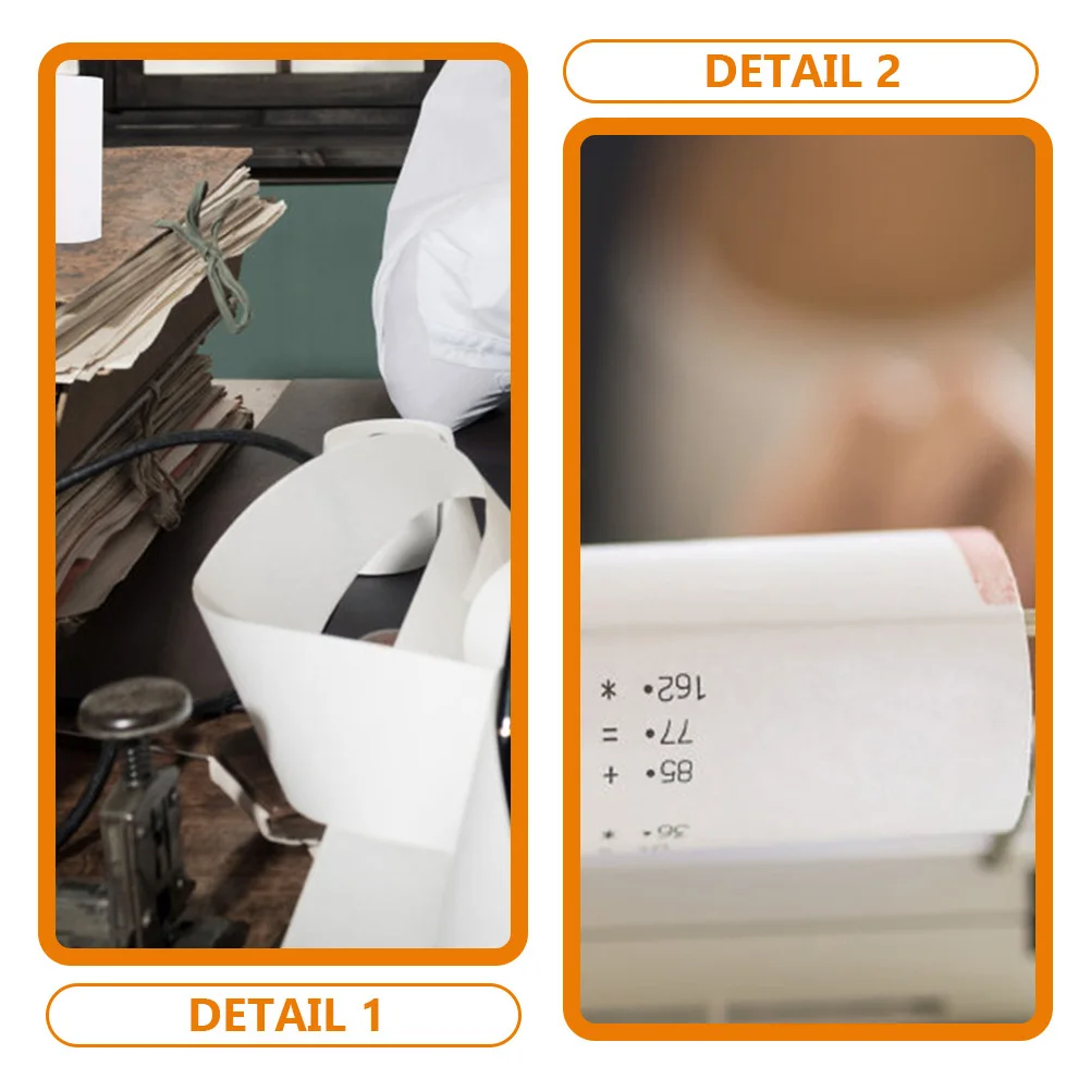 

10 Rolls Multipurpose Thermal Paper Supermarket Till Receipt Printing Clear Long Use Home Shops Office Hotel Restaurant
