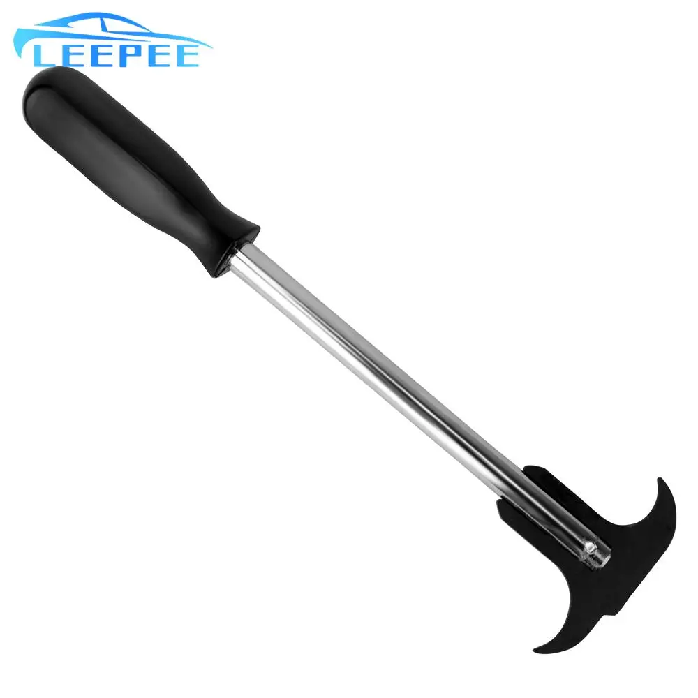 Wrench Puller Black Plastic Handle Double Screwdriver Carbon Steel Oil Seal Puller Oil Seal Disassembly Tools Car Repair Tool