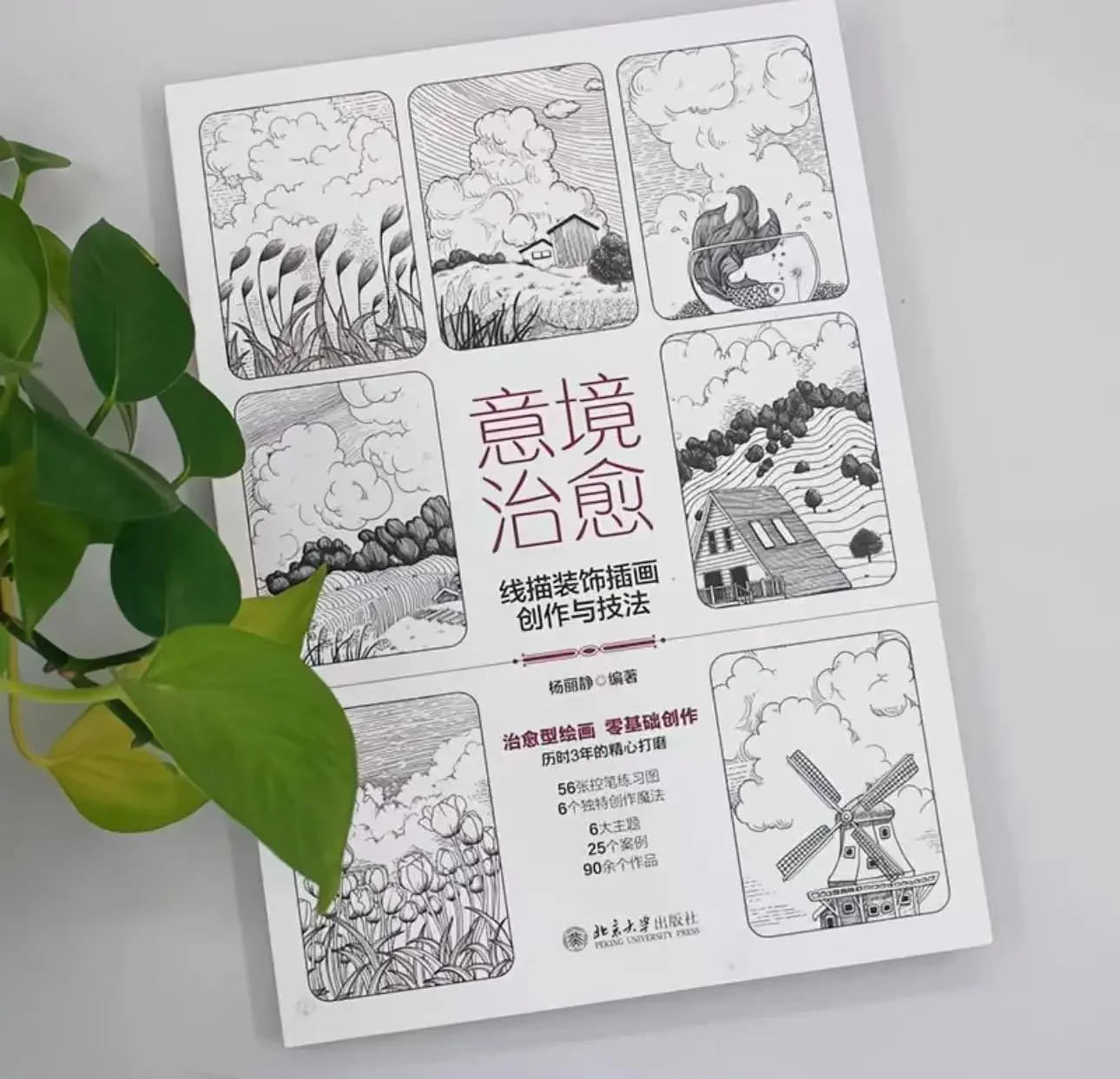 

The Creation And Techniques of Line Drawing Decorative Illustrations for Therapeutic Ambiance