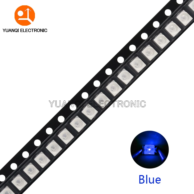 1000 قطعة/2000 قطعة 5050 3528 1210 SMD LED أبيض أحمر أزرق أصفر أخضر برتقالي دافئ أبيض وردي أرجواني صمام ثنائي باعث للضوء