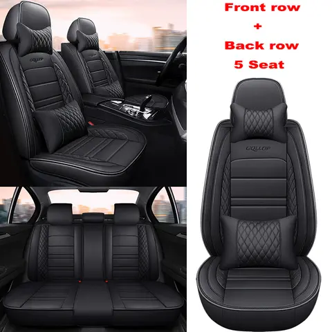 5 좌석 풀 커버 범용 카시트 커버 Bmw 5 시리즈 F10 F11 G30 G31 E39 E60 E61 F07 F18 G38 G60 자동차 액세서리