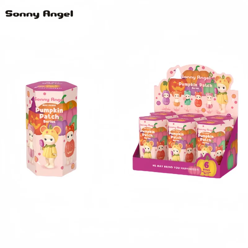 

Новая оригинальная серия Dreams Sonny Angel Pumpkin Patch, мини-фигурка, слепая коробка, милая модель куклы, коллекционная декоративная игрушка, подарок на Хэллоуин