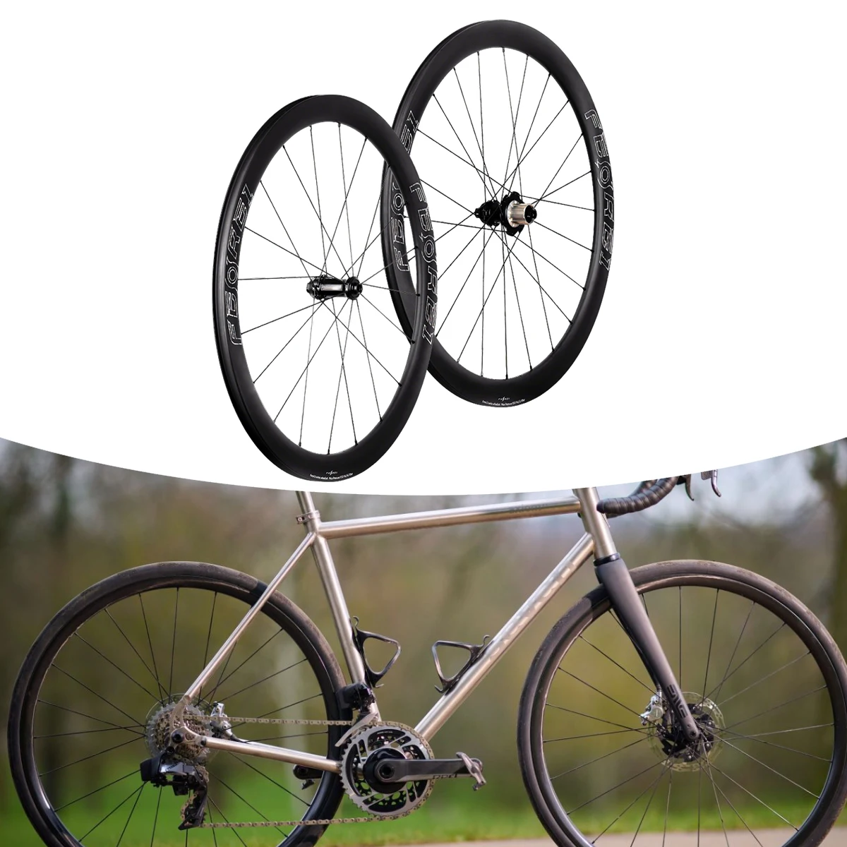 

YTYIN 2025 New Arrival 700C Road Bike Wheelset Carbon 11-12 Speed Cycling Wheelset Disc Brake for Bicicleta De Ruta Road Bike Wh