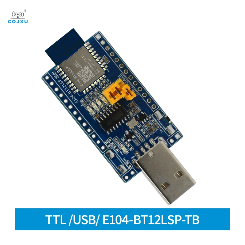 2.4GHz TLSR8253F512 Chip Blutooth Test Kit Sig Mesh V1.0 Networking Module SMD USB Low Power Consumption E104-BT12LSP-TB