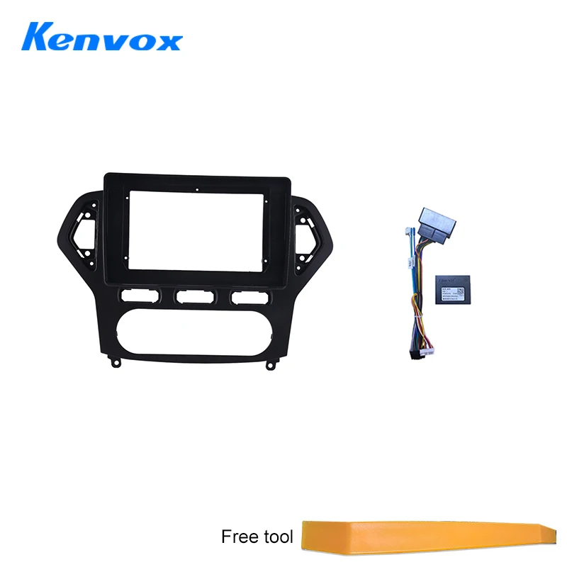 Car Radio Fascia Installation Panel For Ford Mondeo 4 2006 - 2010 Android  2 Din Stereo Mounting Bezel Faceplate Frame Kit