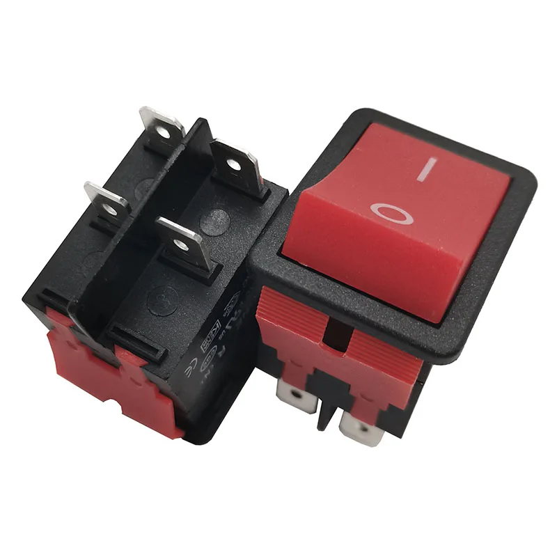 Original certified LR-210 four-pin two-position red cover 22A250V ship-shaped lift plate switch for electric welding machine ove
