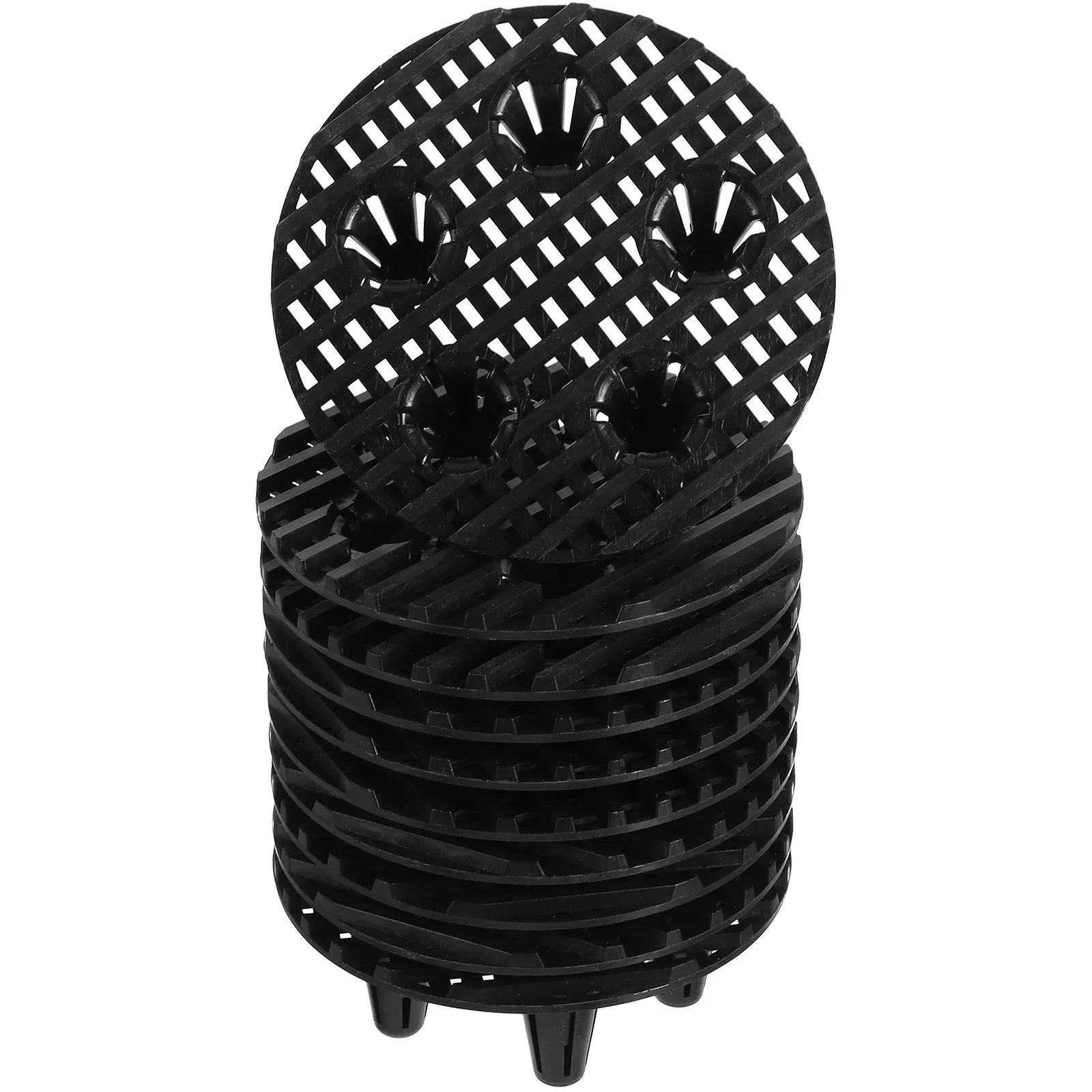 12Pcs Flower Pot Drainage Inserts Planter Riser Feet for Pots Prevent Rot Enhance Airflow Easy Clean Lightweight Plastic Pot