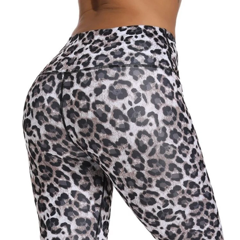 Mallas informales con estampado de leopardo y cebra para mujer, Leggings deportivos sin costuras con realce para gimnasio, Yoga, Fitness, XXXL