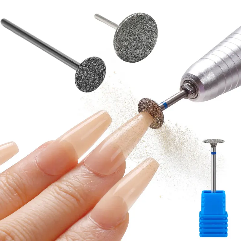 Flying Saucer Shape Nail Drill Disc Professional Cuticle Remover Efficient Overflow Glue Cleaner Manicure Polishing Accessory