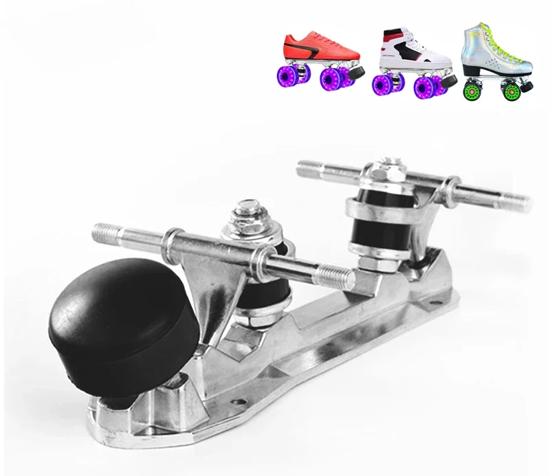 

Skates adult men's and women's accessories roller skates double-row aluminum alloy bracket base skates tripod bracket four