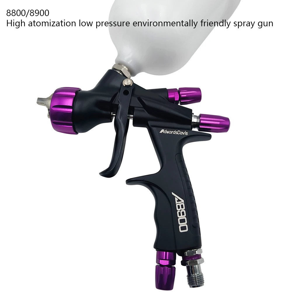 Pot type Spray Gun HVLP Low Pressure Pneumatic High Atomization Spray Gun Automotive Furniture Industry Paint Primer Spray Gun