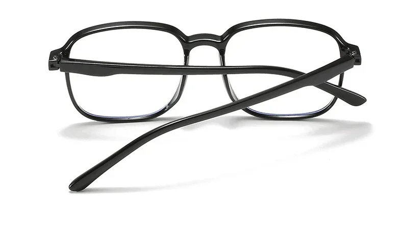 Photochrome Anti Blue Ray Myopie Gläser Frauen Männer Übergroßen Quadratischen Rahmen Kurzsichtig Brille Rezept-0,5 zu-10 F515 – Detail 16