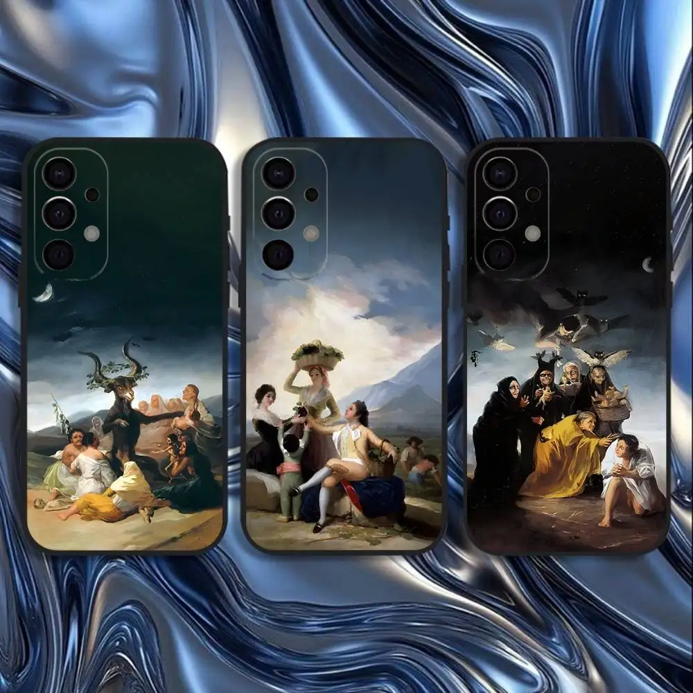 

Spain Francisco Goya Art Phone Case For Samsung S25,S24,S21,S22,S23,S30,Ultra,S20,Plus,Fe,Lite,5G Black Cover