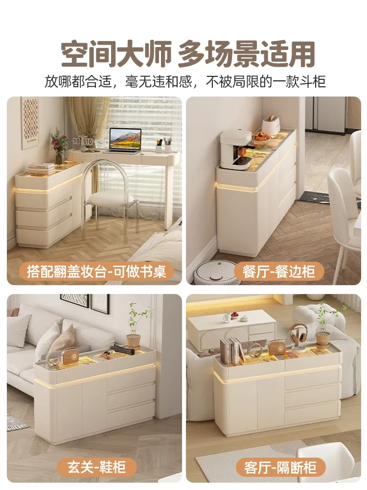 Double door bucket  dining side  tea side cabinet kitchen storage extremely narrow wall side , ultra-thin placement cabinet