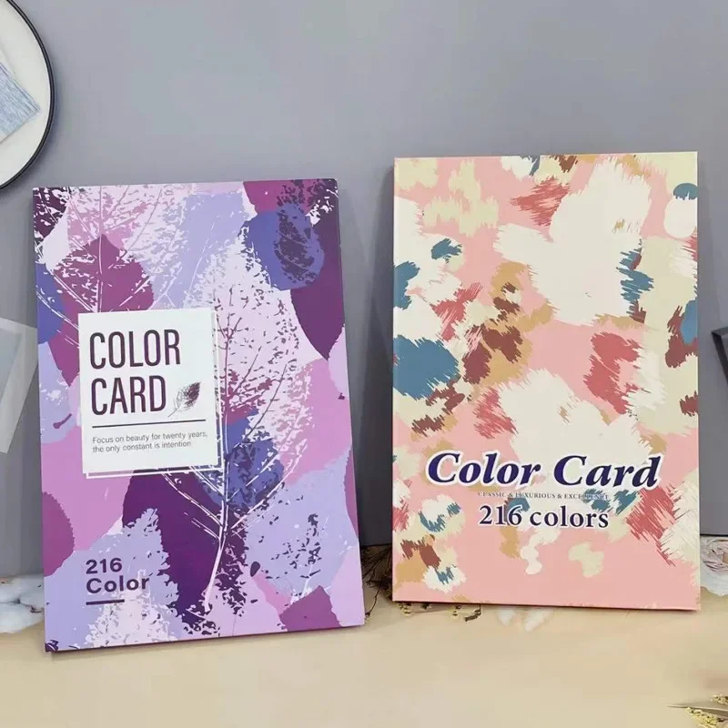 

Nail Color Card Show Shelf 216 Colors Nail Gel Polish Display Chart Nail Practice Card Design Book