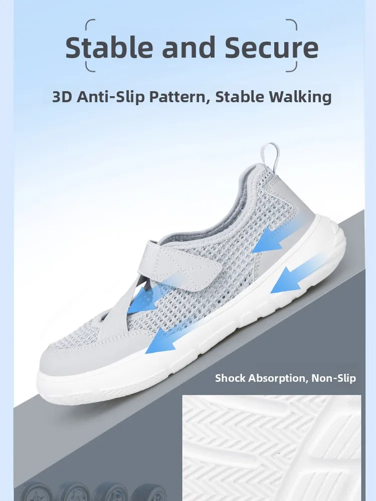 

Женские летние дышащие противоскользящие полые Spor Step oes с круглым носком на плоском каблуке, неизоляционные слипоны с низким вырезом