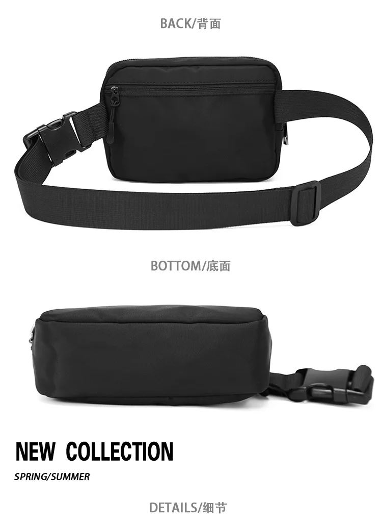 Chest bag Men mobile phone small shoulder bag Japanese style messenger backpack male casual crossbody bag sport waist bag female