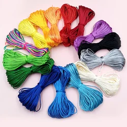 20m/Roll 2mm Chinese Knot Silk Thread Pendant Bracelet Necklace Handwoven Rope DIY Jewelry Making Craft Supplies