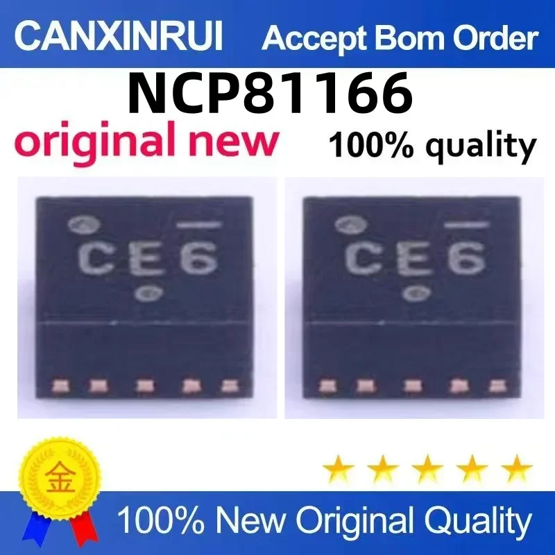 (5-100 piezas) NCP81166MNTBG NCP81166 Cable de impresión CEC CEY CE Starting QFN8 Nuevo