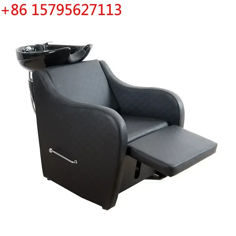 

Новое парикмахерское кресло-мойка SS для салонов красоты, регулируемое, с функцией полулежания и сидения, для мытья головы