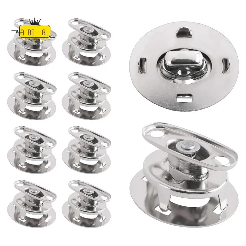 ABIB -10 PCS Twist Lock Common Sense Fastener Metal Turn Buttons For Boats, Sailboats, Rvs, Dinghies And Caravans